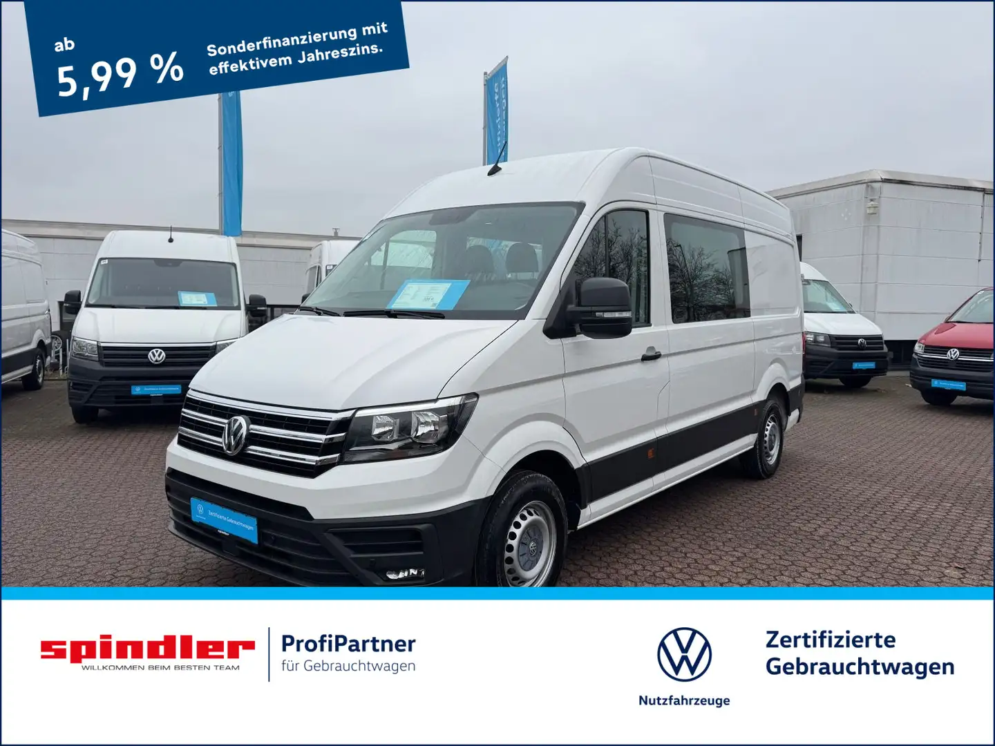 Volkswagen Crafter Plus 35 Kasten L2H2 / Bluetooth, PDC Blanc - 1