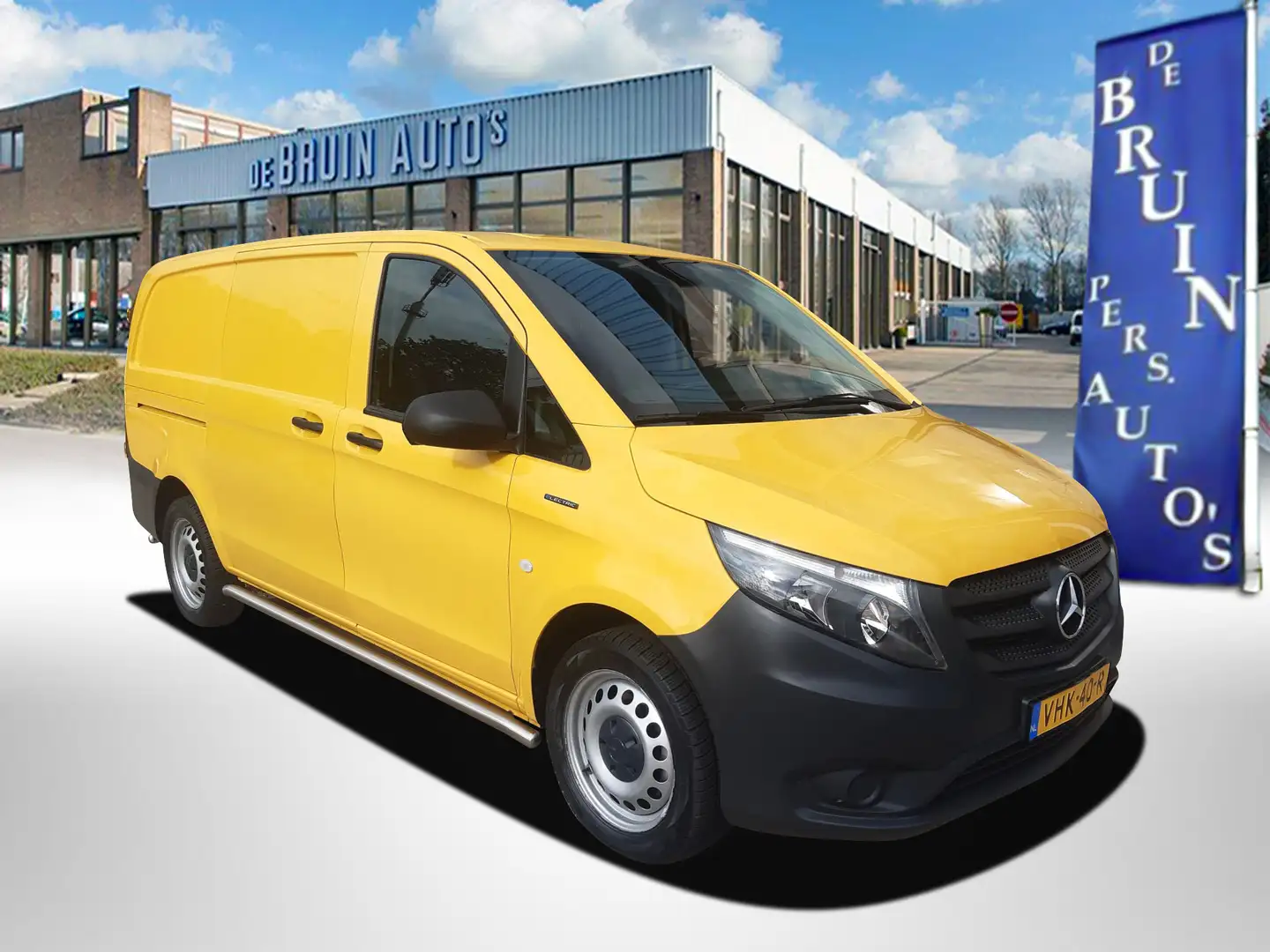 Mercedes-Benz Vito eVito Lang 41 kWh Airco Achteruitrijcamera , Verwa Geel - 1