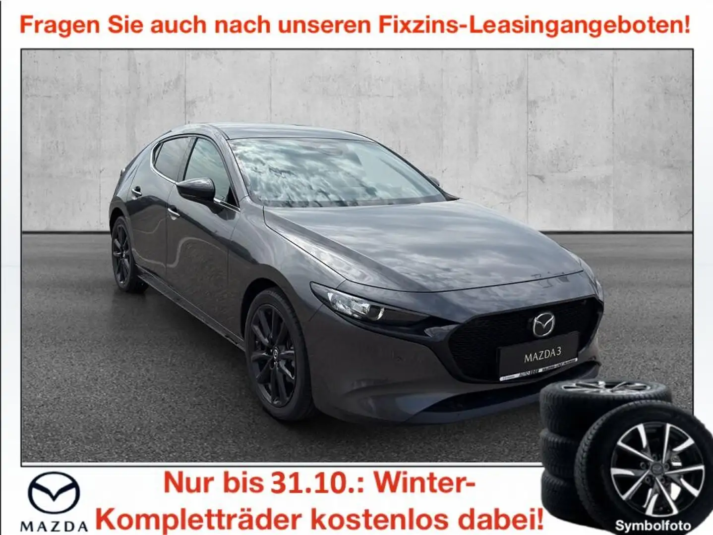 Mazda 3 Mazda3 e-Skyactiv-G140 Homura Grau - 1