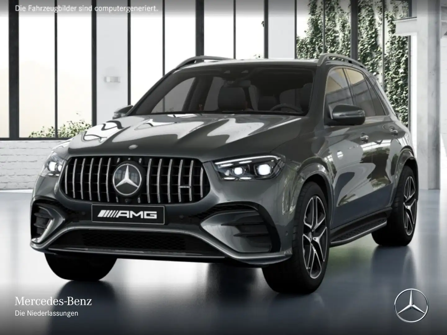 Mercedes-Benz GLE 53 AMG GLE 53 4M PANO+360+AHK+MULTIBEAM+21"+SPUR+TOTW+9G Grau - 2