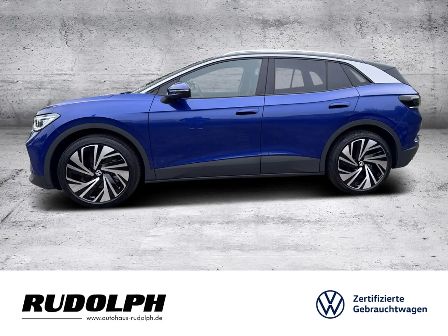 Volkswagen ID.4 Pro 210 kW 77 kW LED HUD BT Navi AHK HarmanKardon Bleu - 2