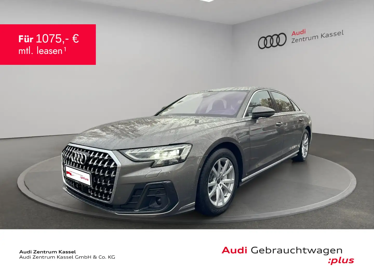 Audi A8 Lang 50 TDI quattro Matrix HuD StandHZG 360° Gris - 1