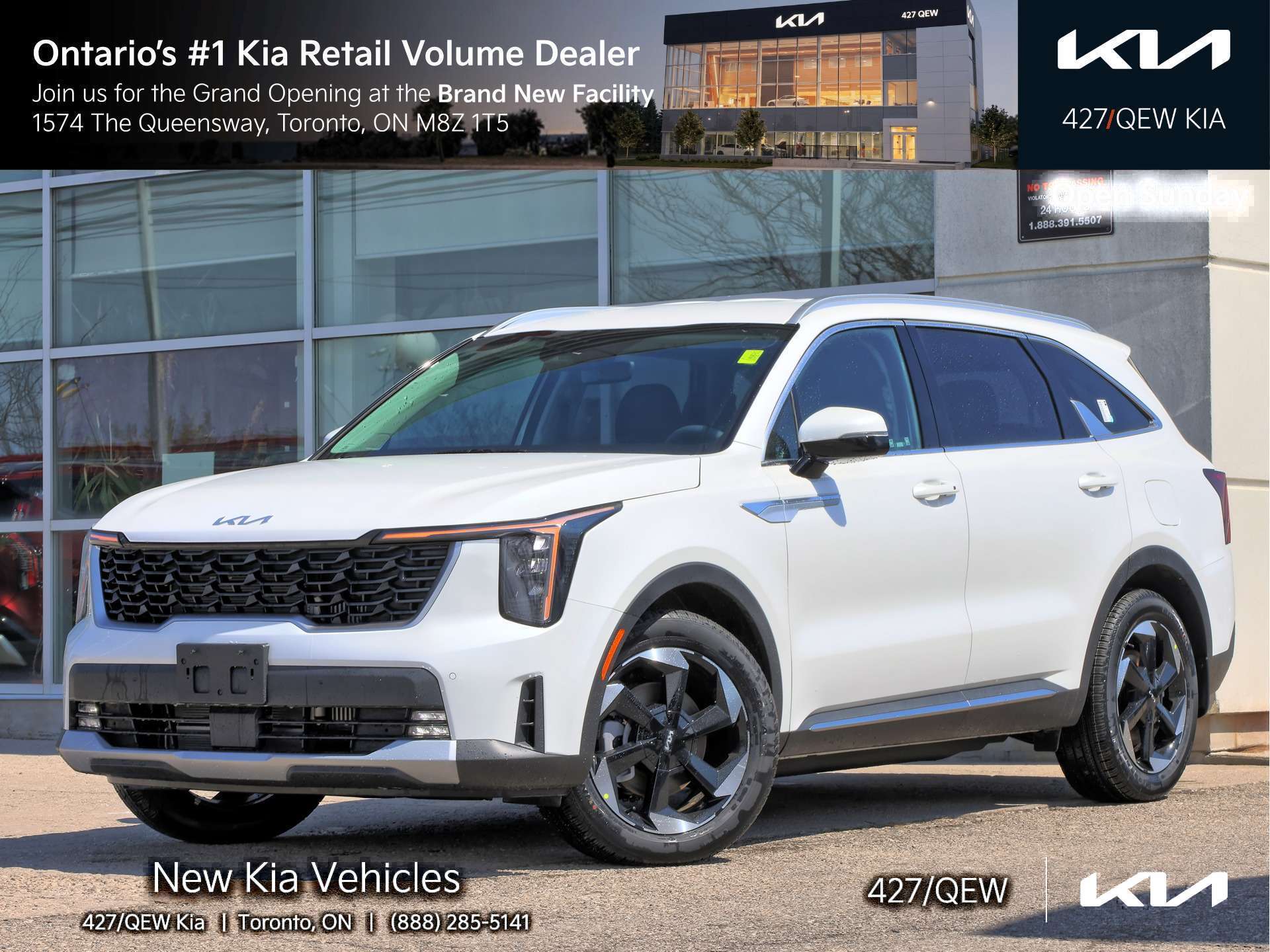 White 2026 Kia Sorento Hybrid SUV / Crossover  6-Speed Automatic