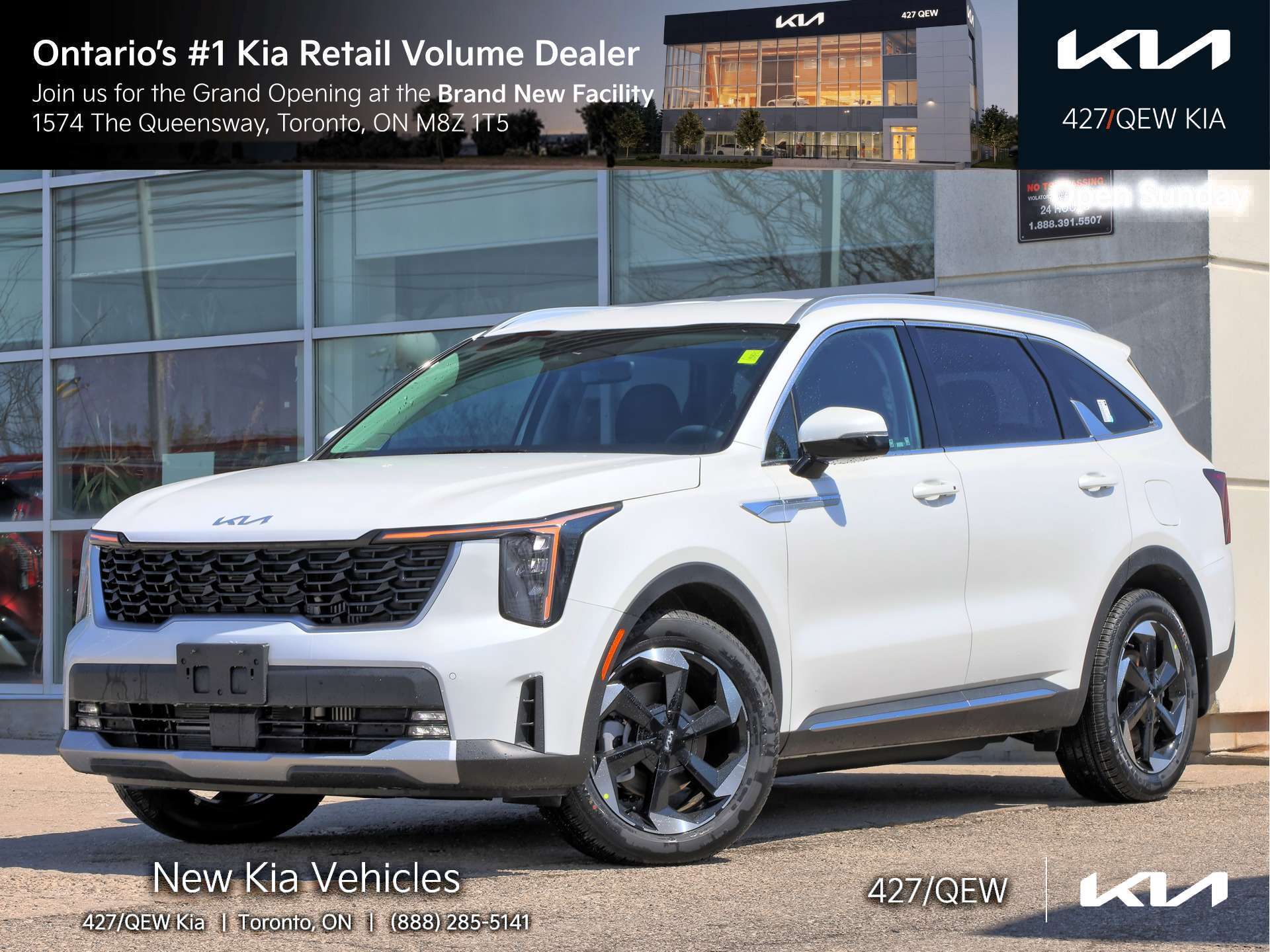 White 2026 Kia Sorento Hybrid SUV / Crossover 6-Speed Automatic