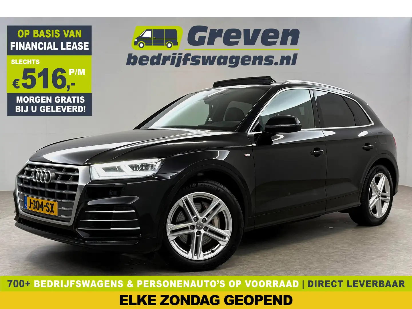 Audi Q5 50 TFSI e Quattro S-line | Pano | Luchtvering | Me Noir - 1