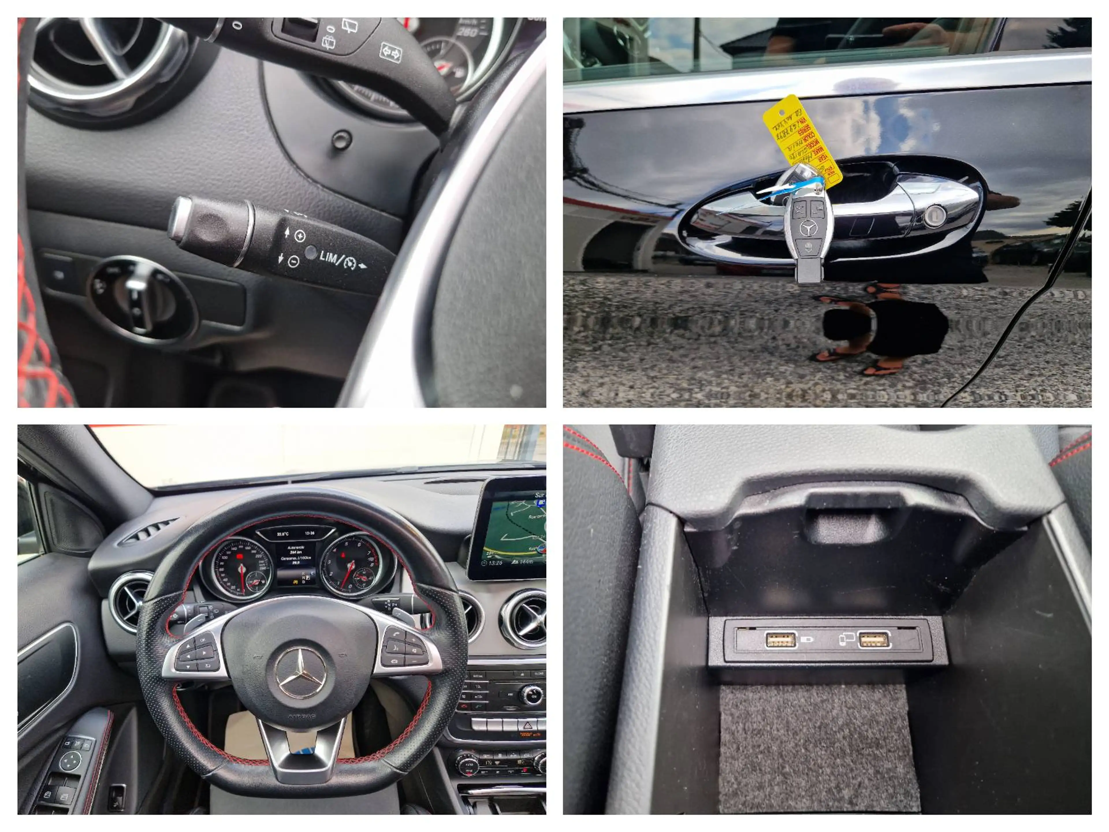 Mercedes-Benz GLA 180 PACK AMG*1 MAIN*BOITE AUTO*XENON*GPS*CUIR*CAMERA — photo 10