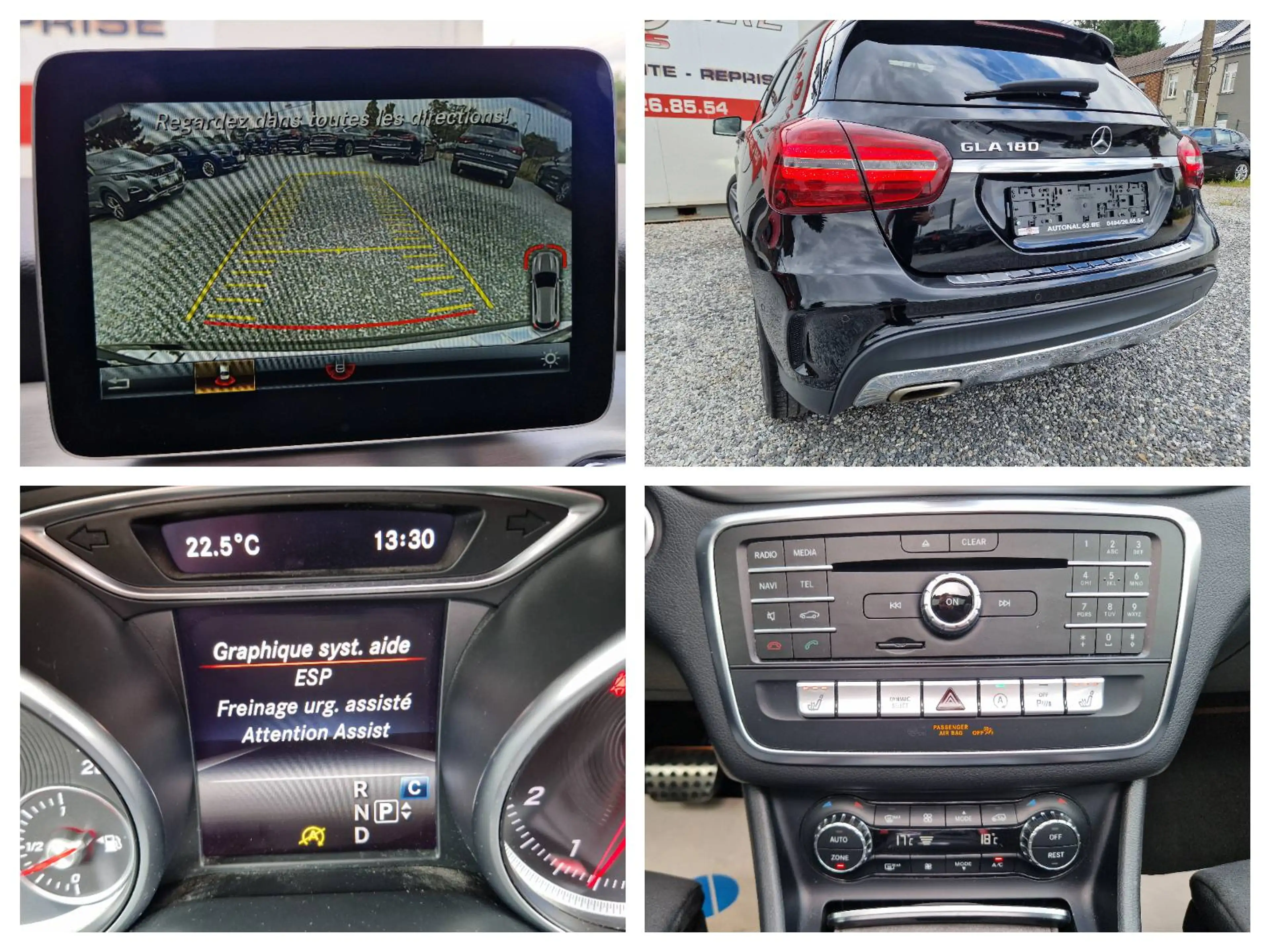 Mercedes-Benz GLA 180 PACK AMG*1 MAIN*BOITE AUTO*XENON*GPS*CUIR*CAMERA — photo 9