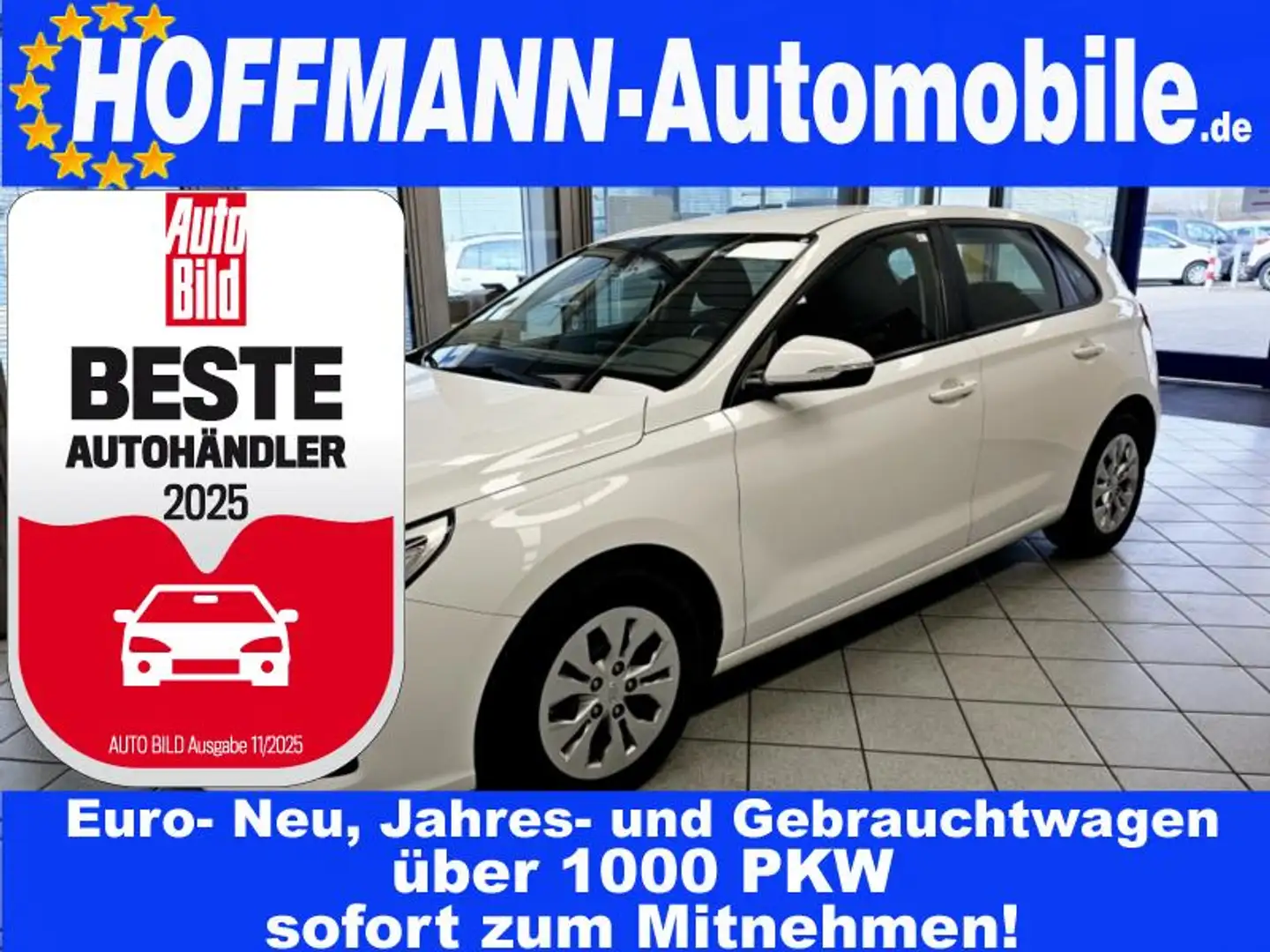 Hyundai i30 Allwetterreifen,PDC,Tempomat,Klimaanlage Bílá - 1