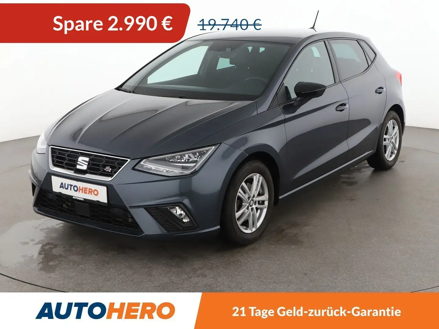 SEAT Ibiza 1.0 TSI FR Aut. *LED*BEATS*ACC*CAM* Grau - 1