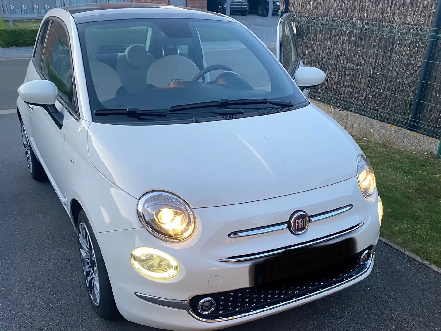 Fiat 500 500 1.0i MHEV Star Blanc - 1