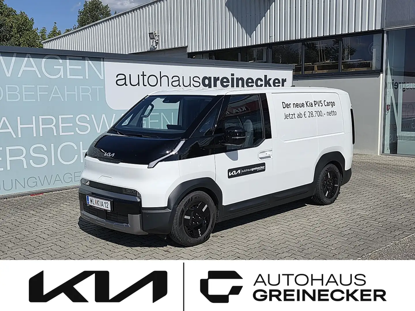Kia PV5 Cargo 3DR 71,2kWh L2H1 Pure Weiß - 1