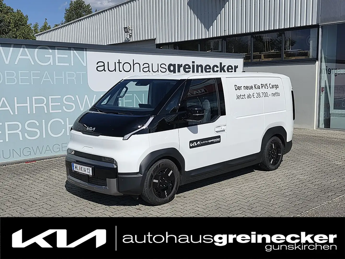 Kia PV5 Cargo 3DR 71,2kWh L2H1 Pure Weiß - 1