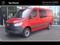 Mercedes-Benz Sprinter 317 CDI L2 Pro Dubbele Cabine |NAVI/MBUX/AIRCO/350 Rood - thumbnail 1