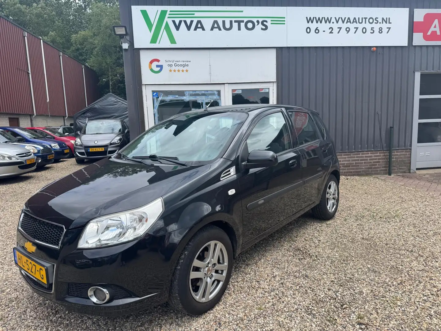 Chevrolet Aveo 1.2 LS airco,elektr ramen, 5deurs, nieuwe APK bij Czarny - 1