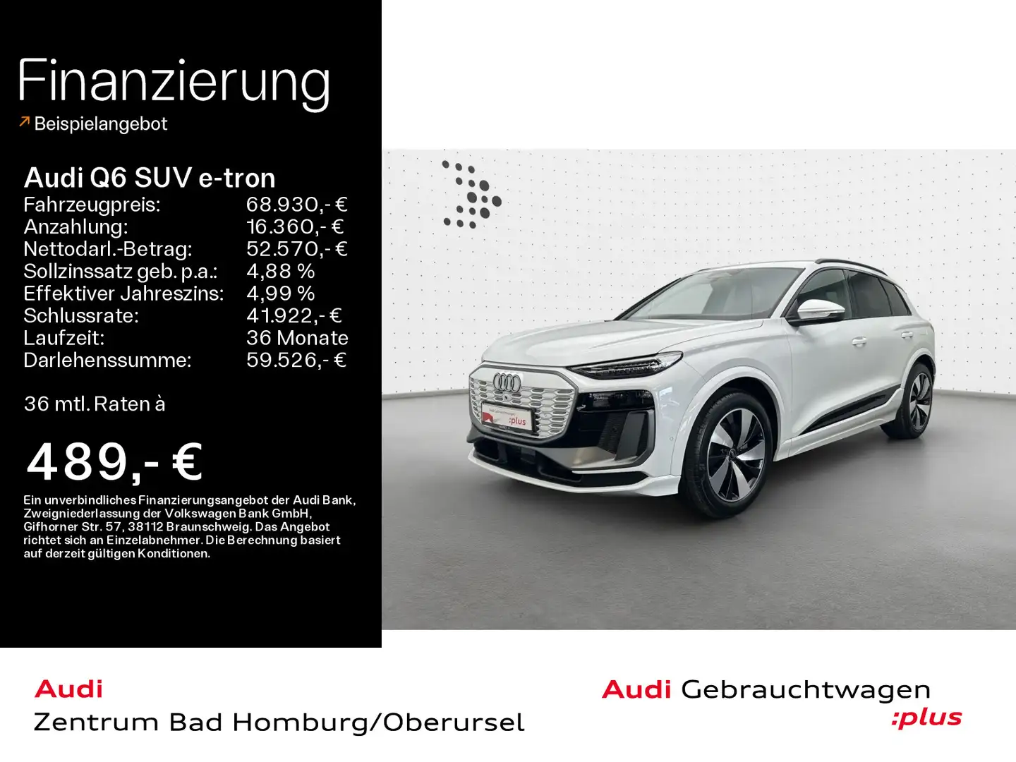 Audi Q6 55 quattro S line*Navi*Matrix*Alu* Alb - 1