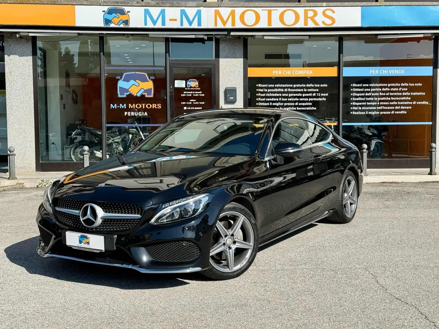 Mercedes-Benz C 220 d Coupé Premium Plus Noir - 1
