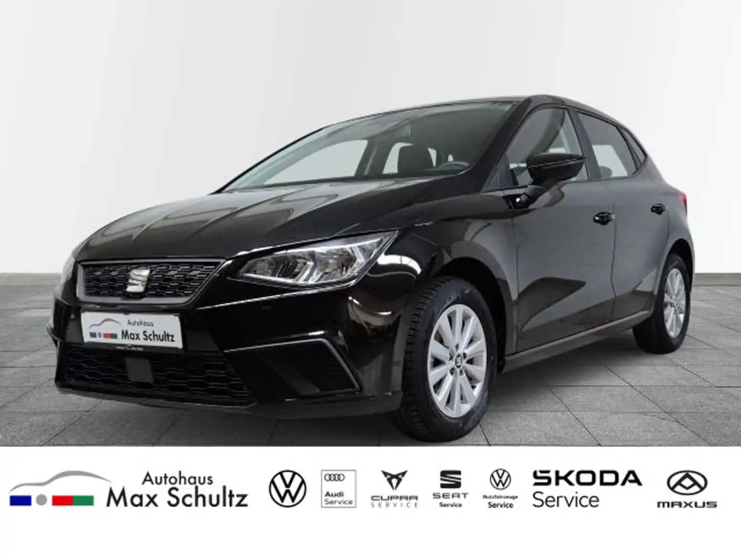SEAT Ibiza 1.0 TGI Style CNG KLIMA+ALU+DAB+BC Чорний - 1