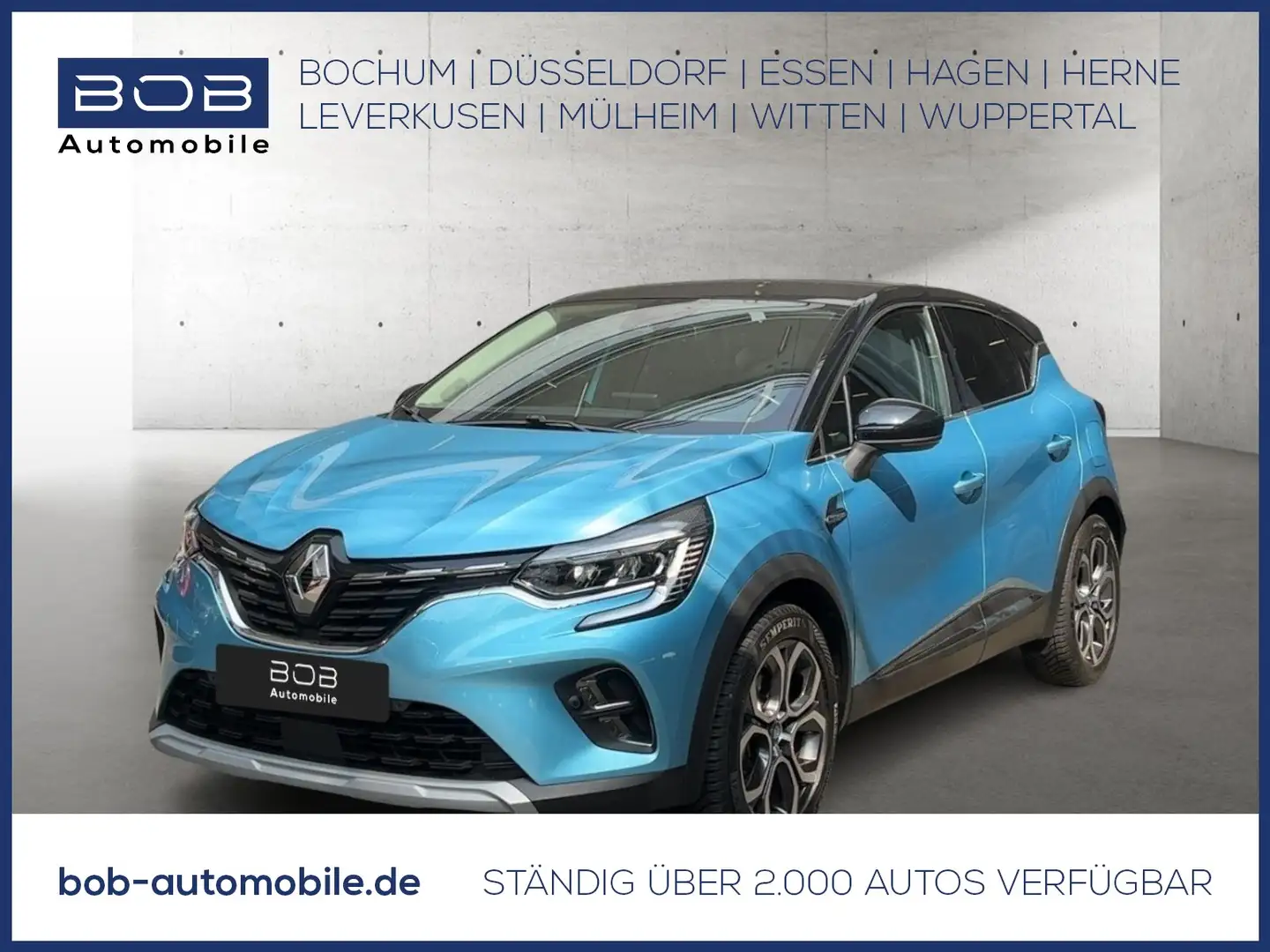 Renault Captur INTENS 1.6 E-TECH Plug-in 160 Bleu - 1