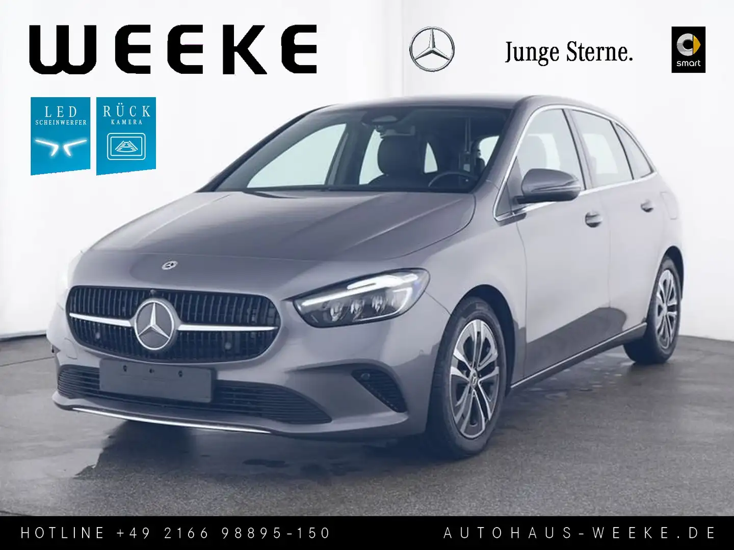Mercedes-Benz B 180 Progressive ADVANCED+SMARTPHONE-INTEG+KAME Grau - 1