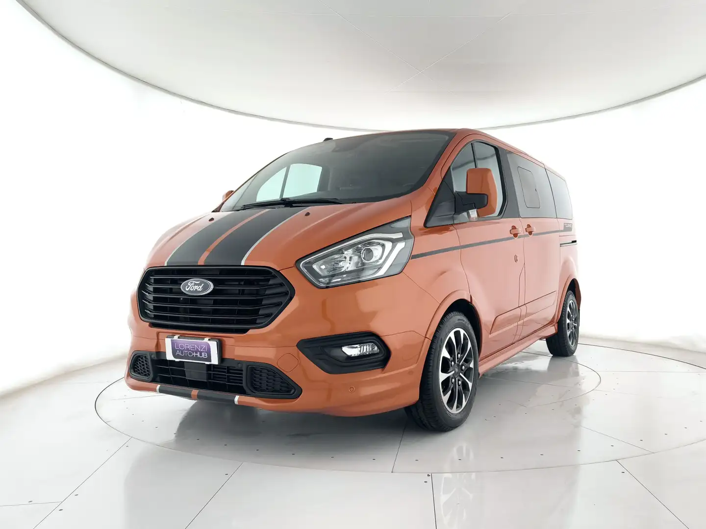 Ford Tourneo Custom 320 2.0 tdci 185cv Sport L1H1 auto PREZZO+IVA+C17" Pomarańczowy - 2