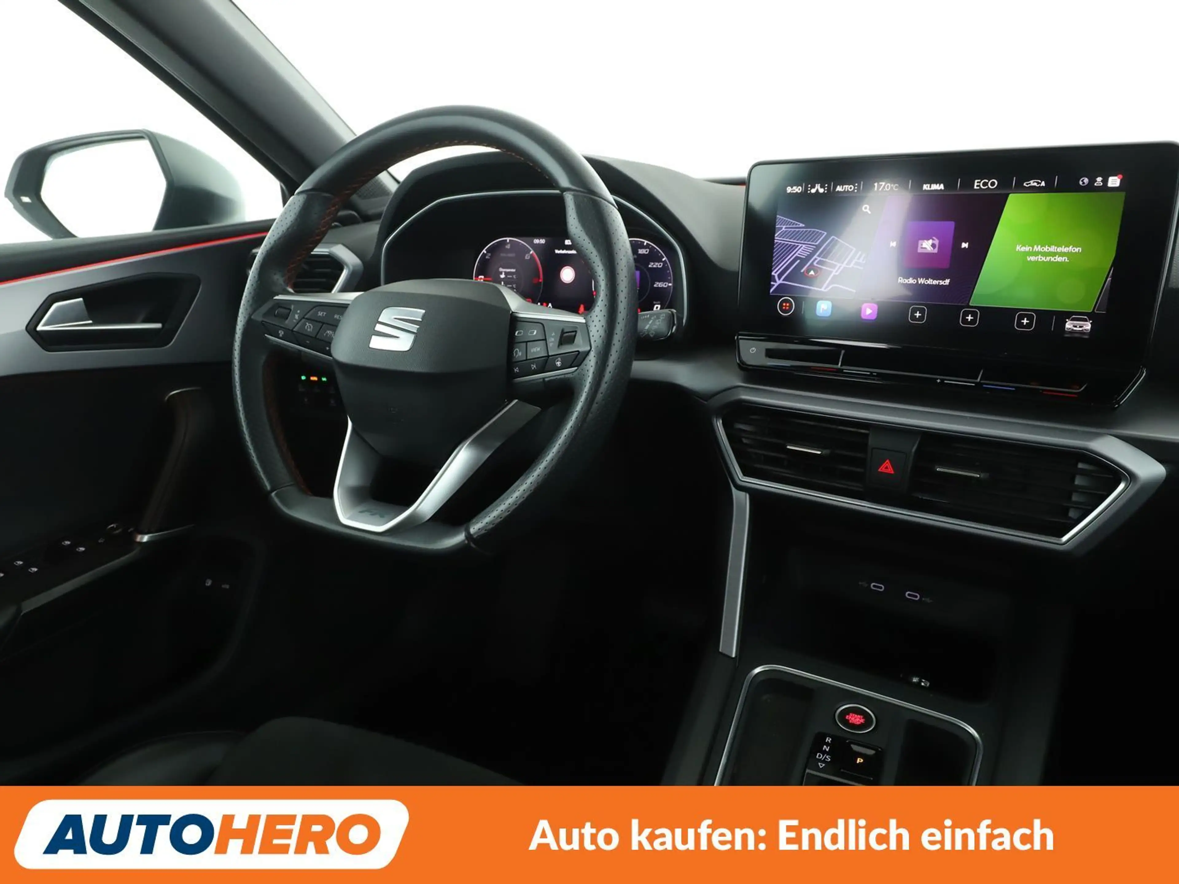 SEAT Leon e-Hybrid 1.4 TSI e-HYBRID FR Aut.*NAVI*ACC*CAM*PDC* — photo 13