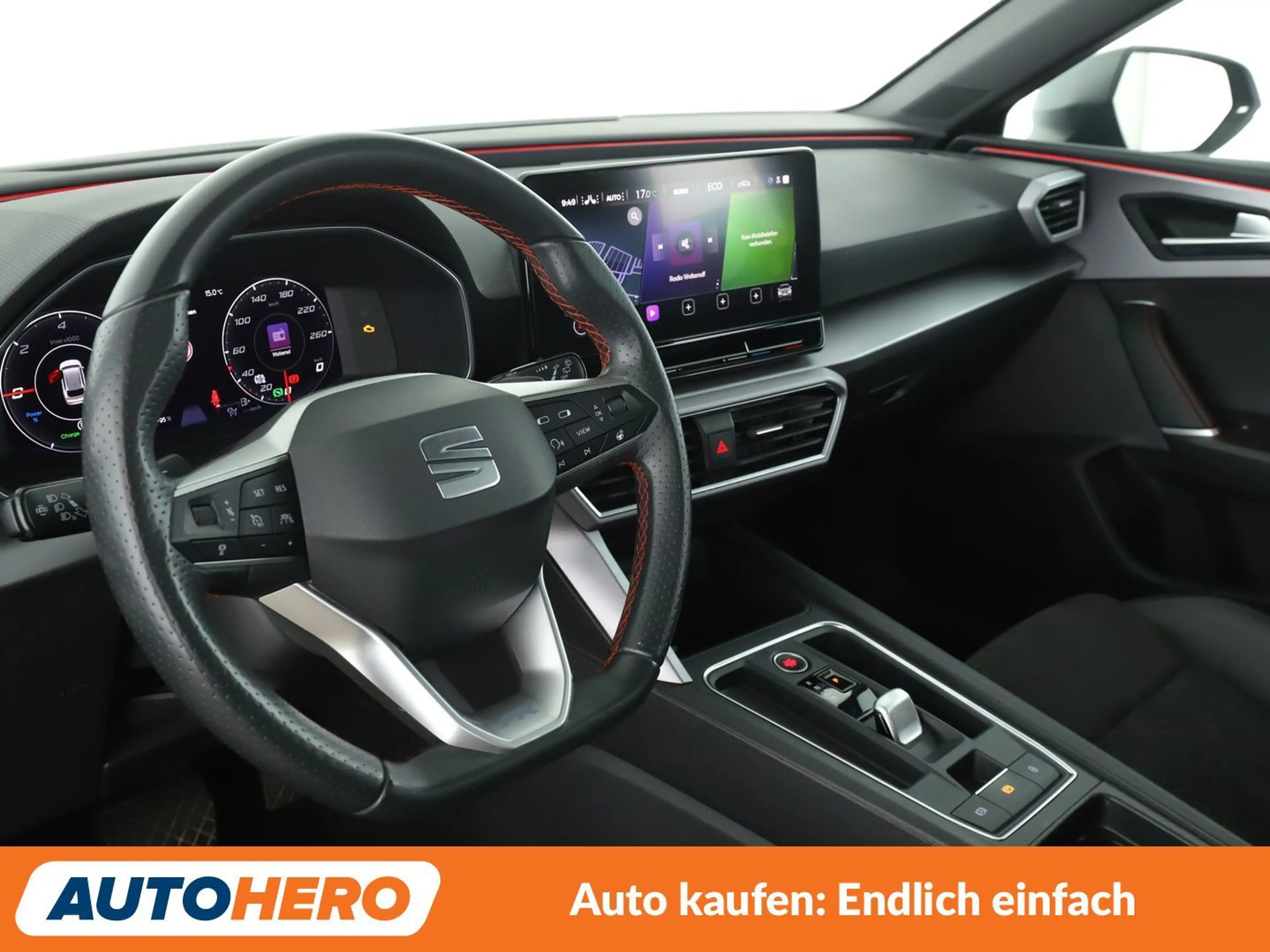 SEAT Leon e-Hybrid 1.4 TSI e-HYBRID FR Aut.*NAVI*ACC*CAM*PDC* — photo 11