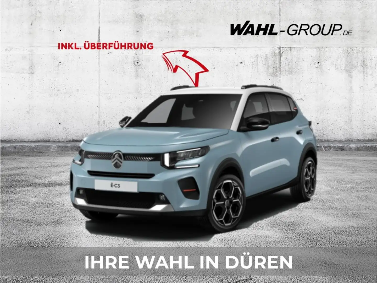 Citroen C3 ë-C3 MAX Standard Range/ Automatik/ Einparkhilfe/N Blau - 1