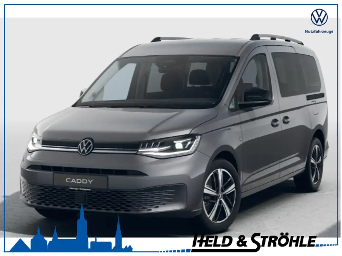Volkswagen Caddy GOAL 7-Sitzer eHybrid langer Radstand Gris - 1
