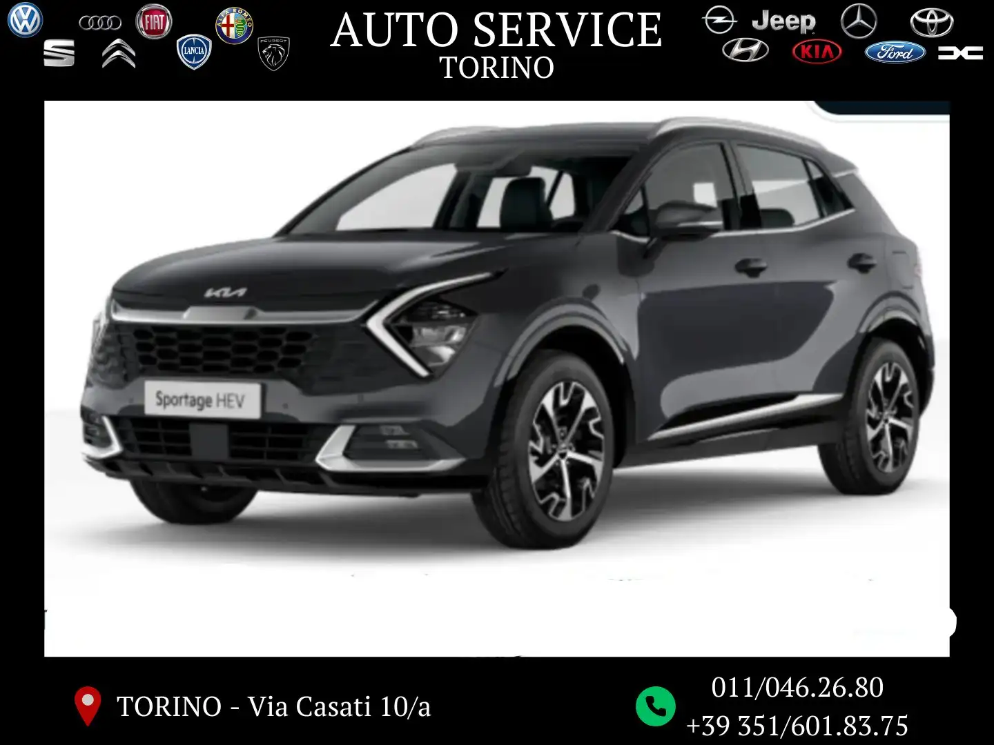 Kia Sportage 1.6 tgdi 160CV style Gpl 2wd pronta consegna Nero - 1