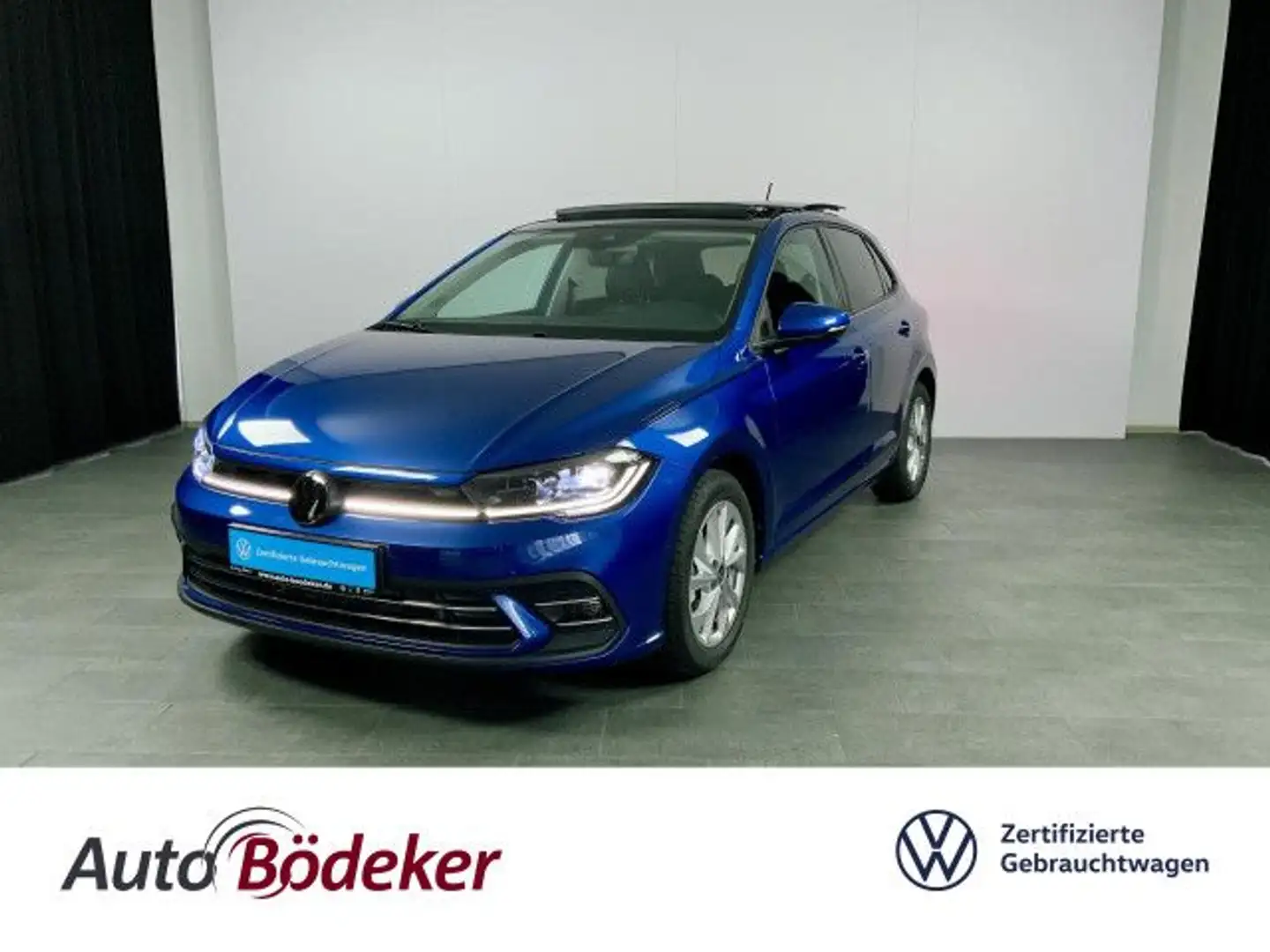 Volkswagen Polo 1.0 TSI Style DSG Garantie b. 21.10.29 / Navi Blau - 1