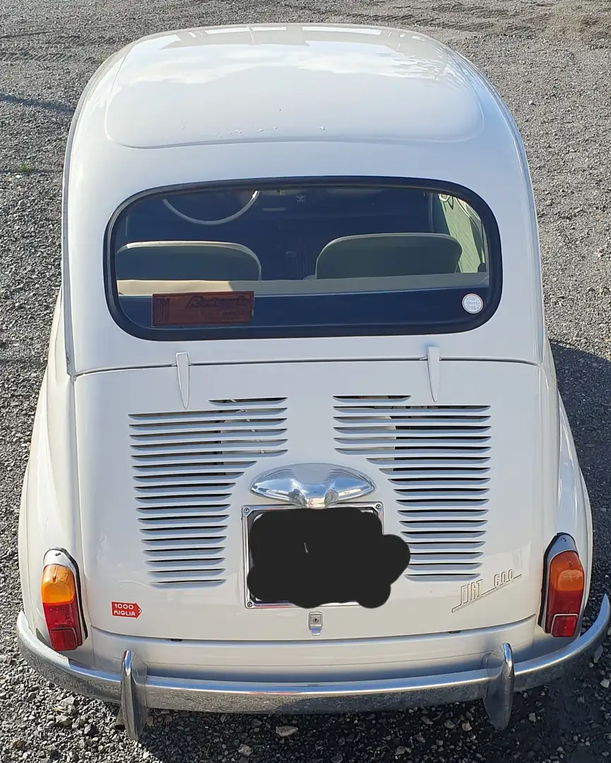 Fiat 600 Biały - 2