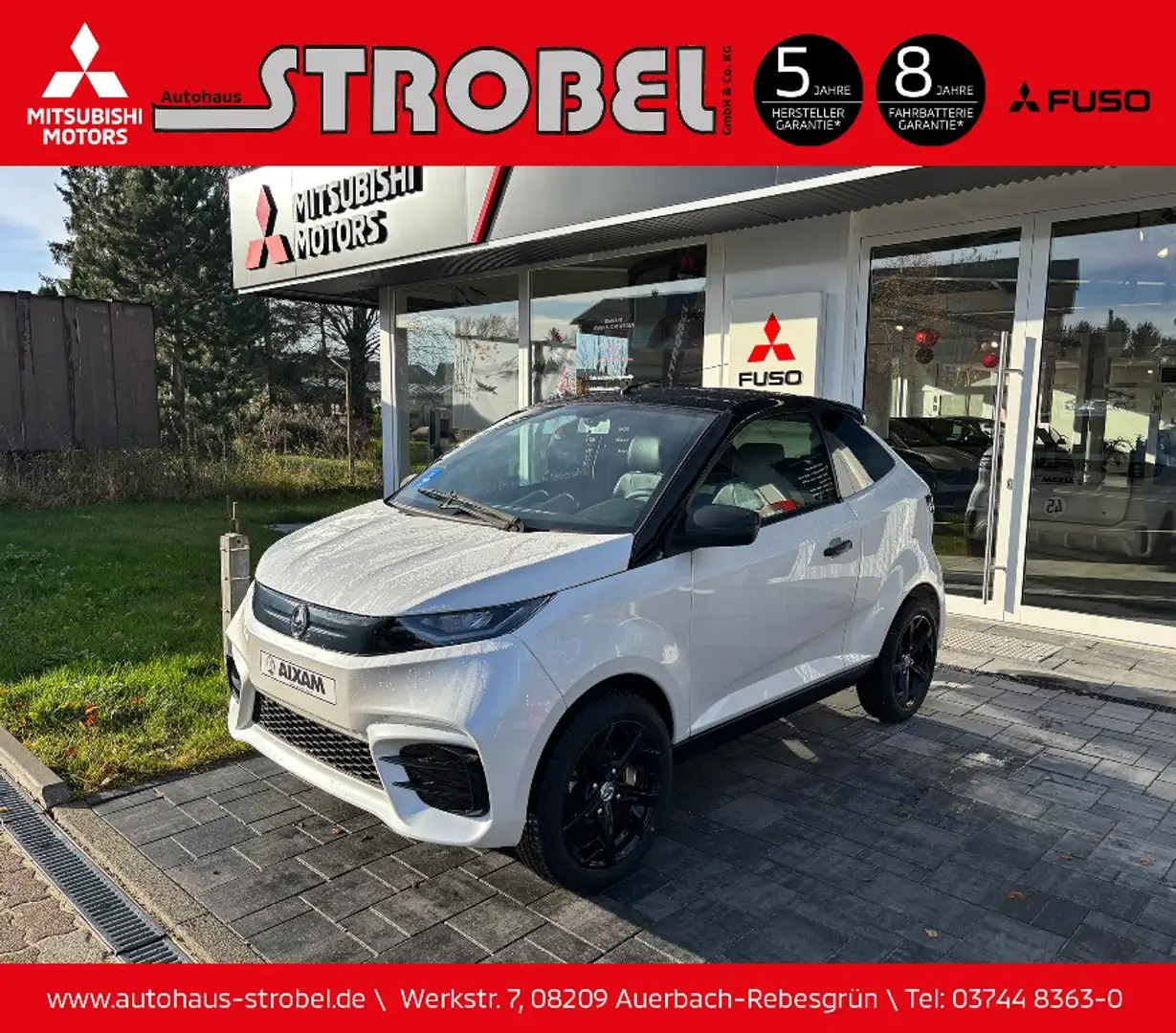 Aixam A. Aixam eCoupe Sport*KAMERA*TABLET-RADIO*ALURÄDER Wit - 1