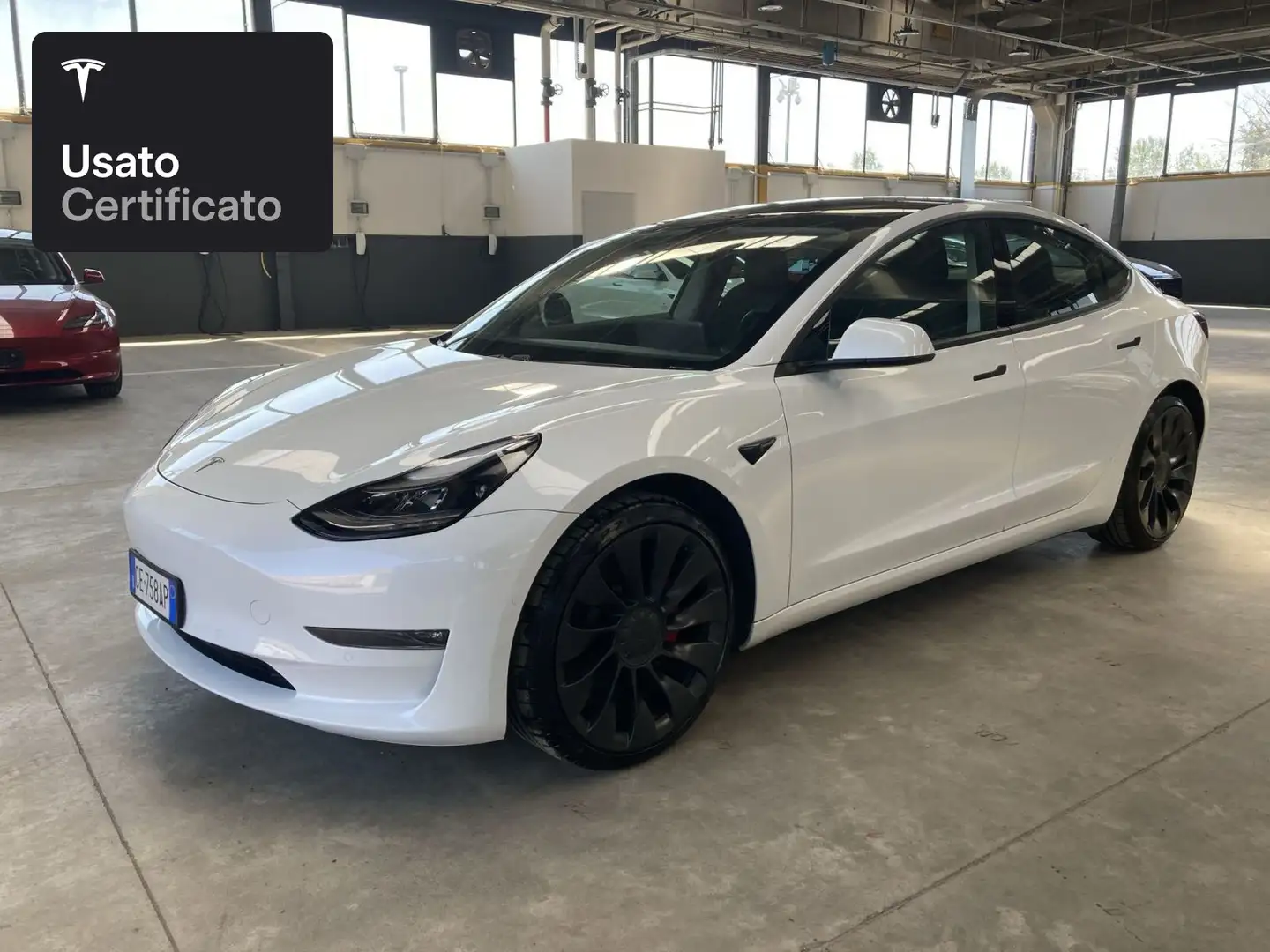 Tesla Model 3 Performance Bianco - 1