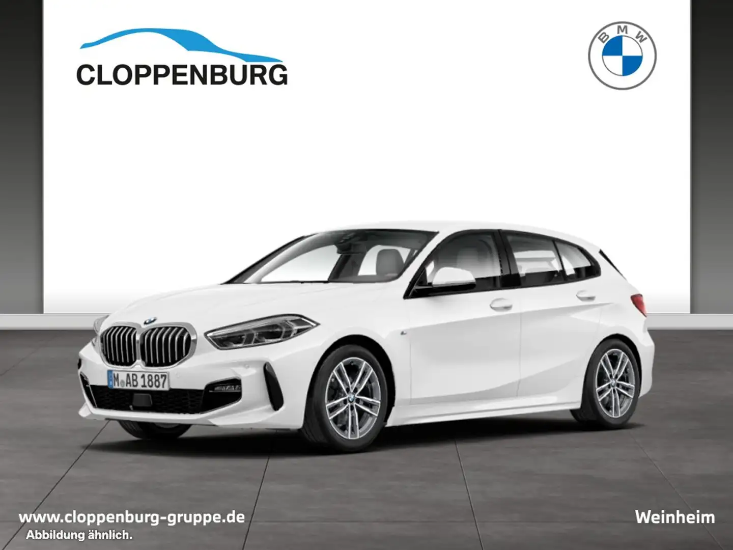 BMW 120 i Hatch Navi+SHZ+KeyGO+HiFi+Fernl.Ass+LED+BT Weiß - 1