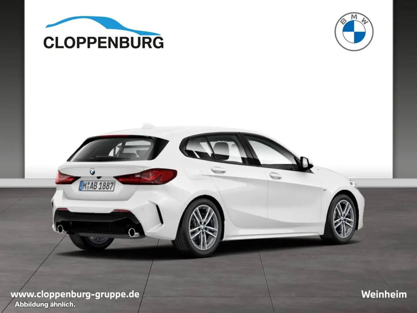 BMW 120 i Hatch Navi+SHZ+KeyGO+HiFi+Fernl.Ass+Apple Білий - 2