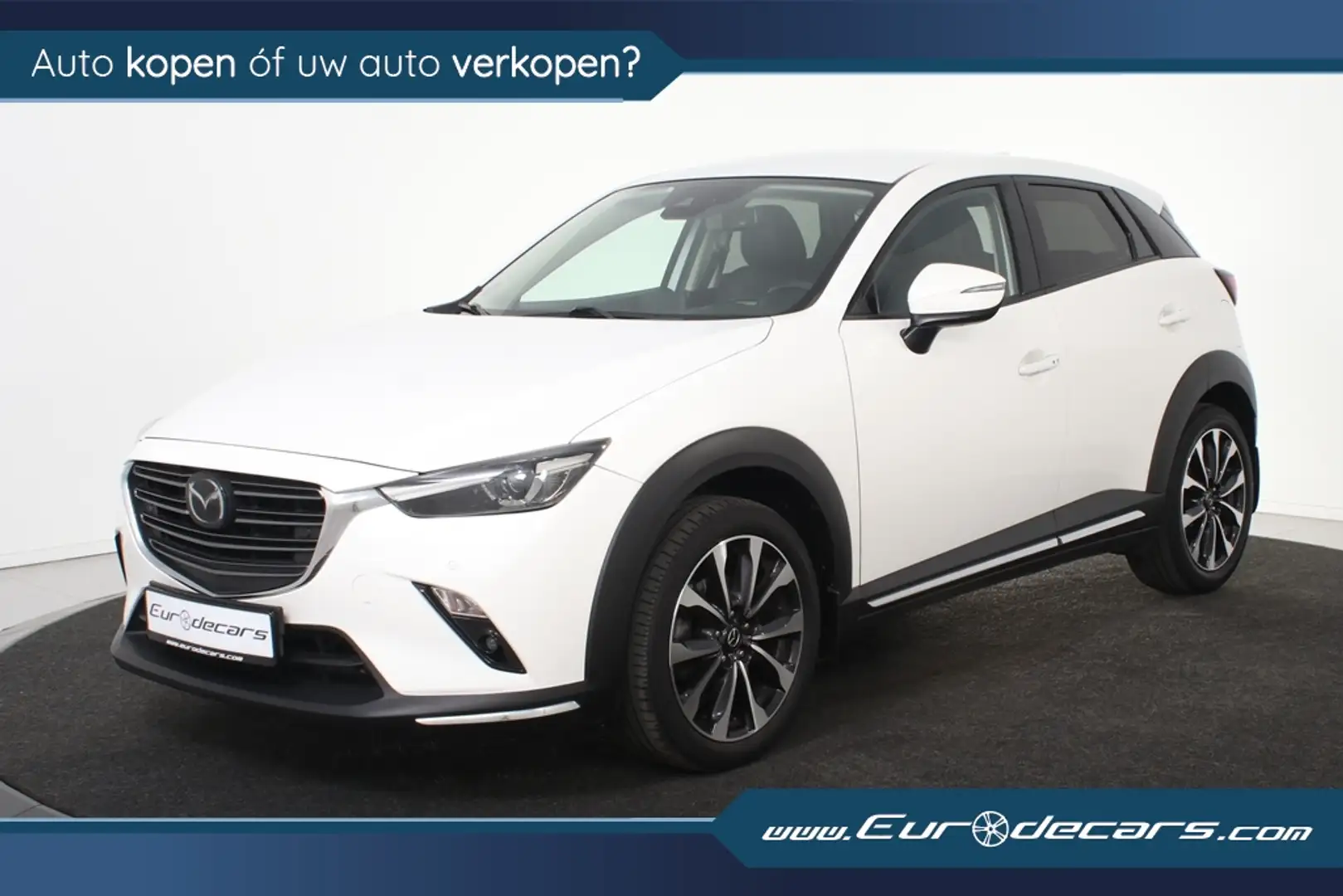 Mazda CX-3 2.0 Sports-Line *Leer*Navigatie*Trekhaak* Wit - 1