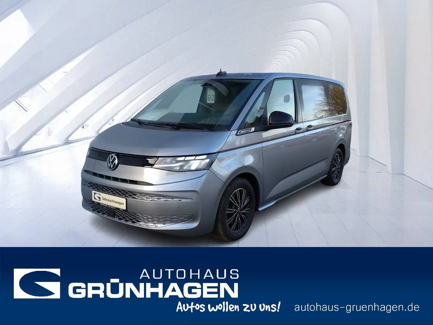 Volkswagen T7 Multivan Multivan 2.0 TDI lang DSG-LED-AHK-6Sitze-LaneAss Silber - 1