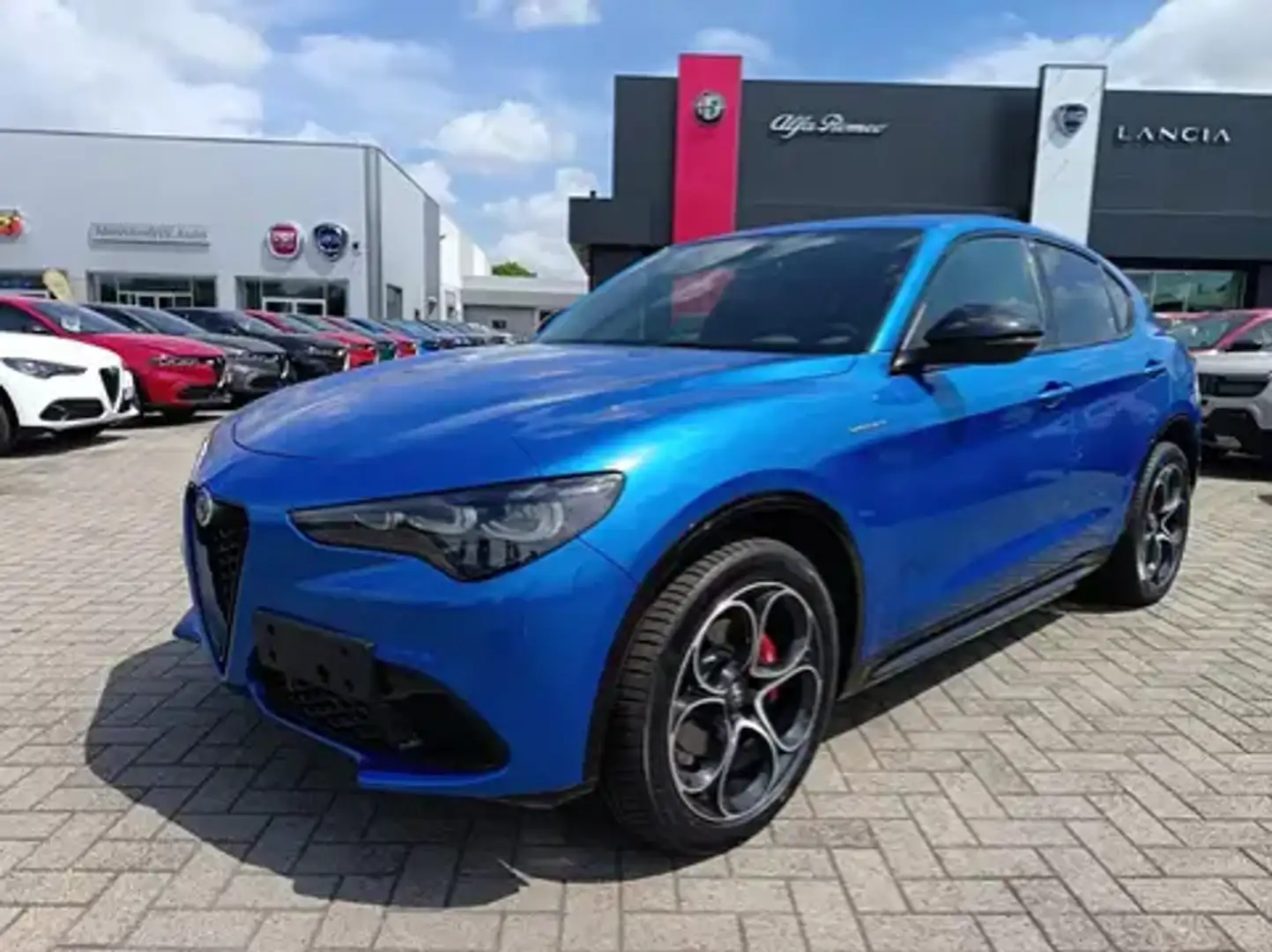 Alfa Romeo Stelvio 2.2 Turbodiesel 210 CV AT8 Q4 Veloce Bleu - 1
