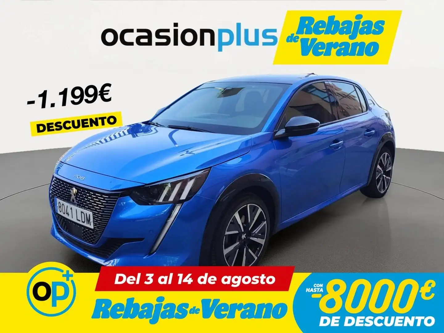Peugeot 208 1.2 Puretech S&S GT Line 100 Azul - 1