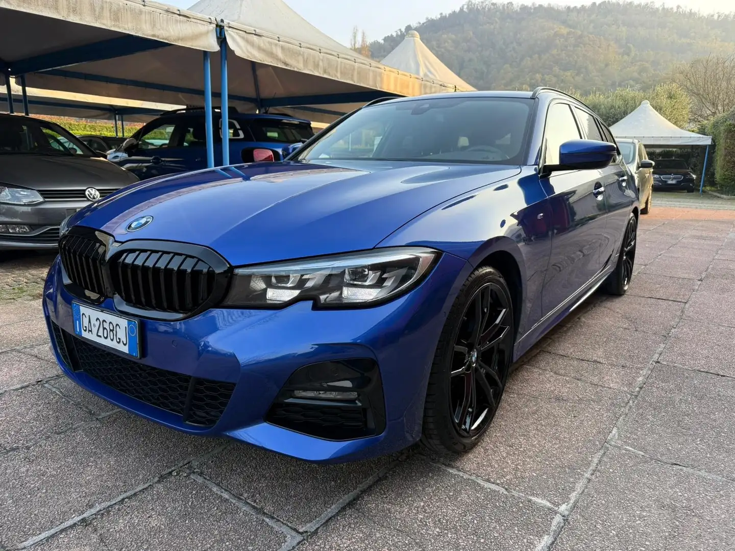 BMW 320 Serie 3 G21 320d Touring xdrive Msport auto Azul - 2