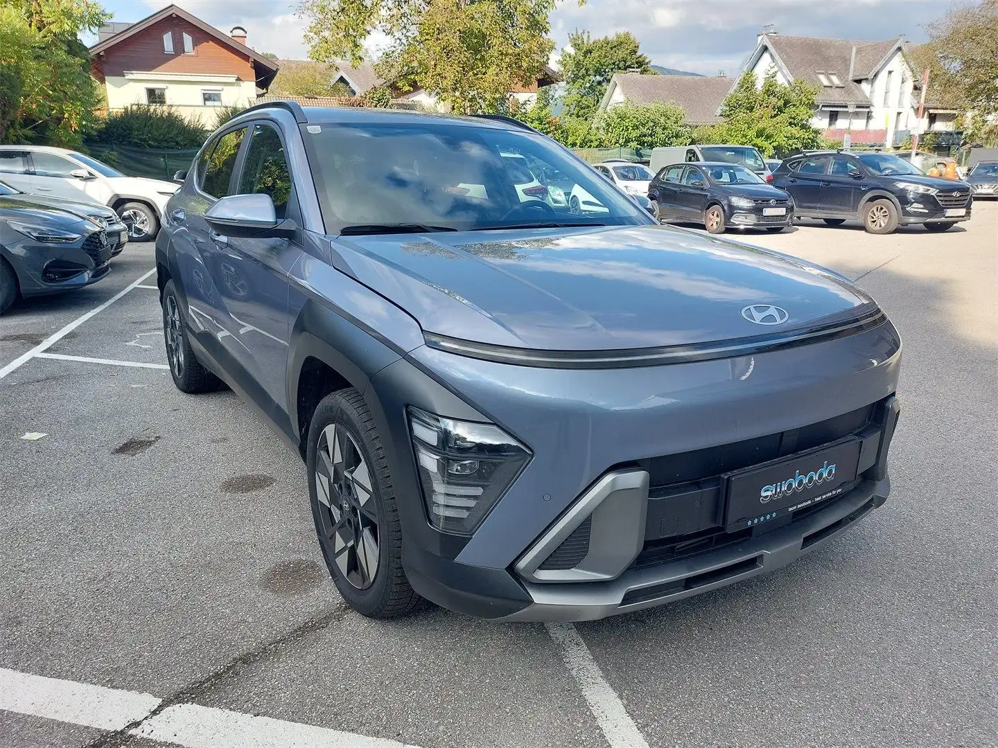 Hyundai KONA Kona 1,0 T-GDi 2WD Trend Line Bleu - 2