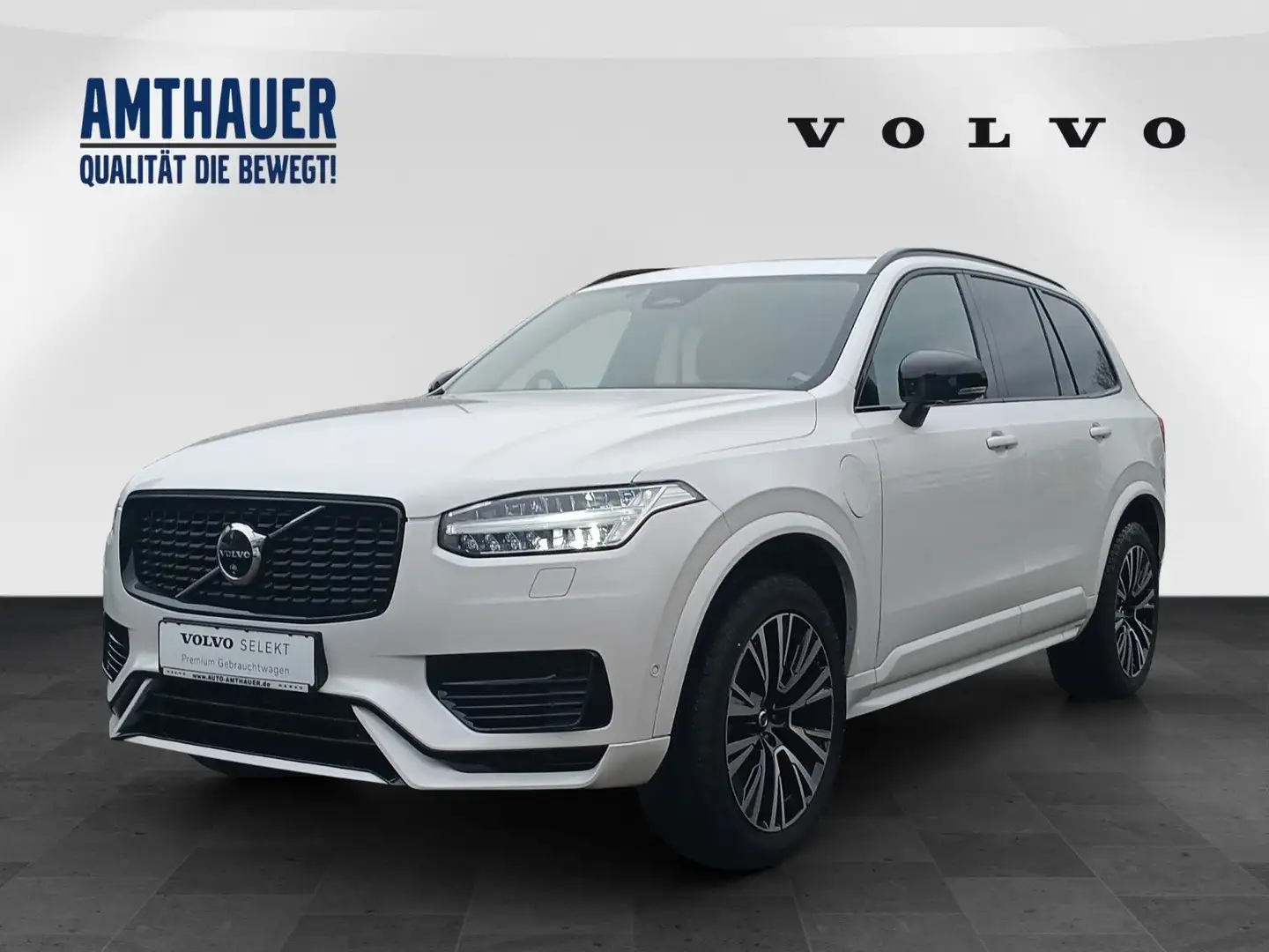 Volvo XC90 T8 AWD Ultra Dark Four-C/Pano/360° Weiß - 1