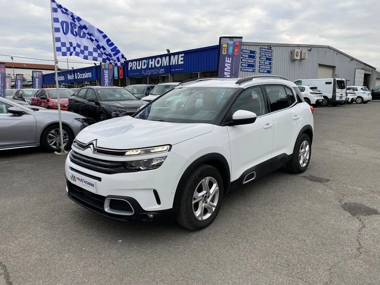 Citroen C5 Aircross 1.2L PURETECH 130CH BUSINESS Blanc - 1