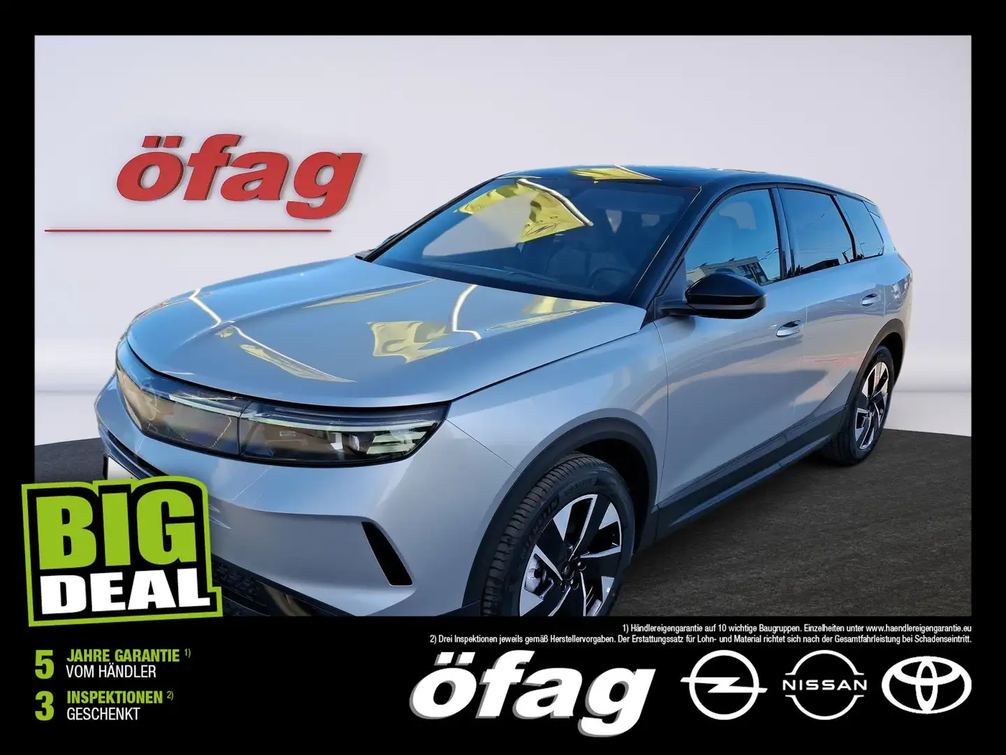 Opel Grandland 1.2 MHEV GS Aut. Silber - 1