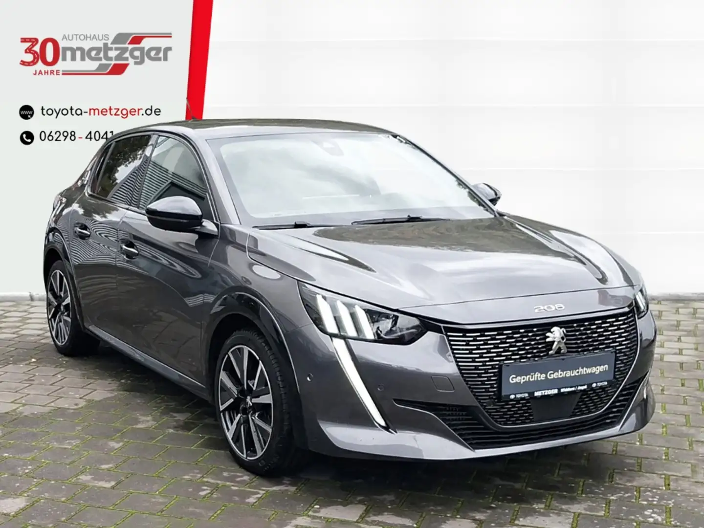 Peugeot 208 1.2 Allure GT Line + AHK-Abnehmbar +Navi +Digitale Gris - 1