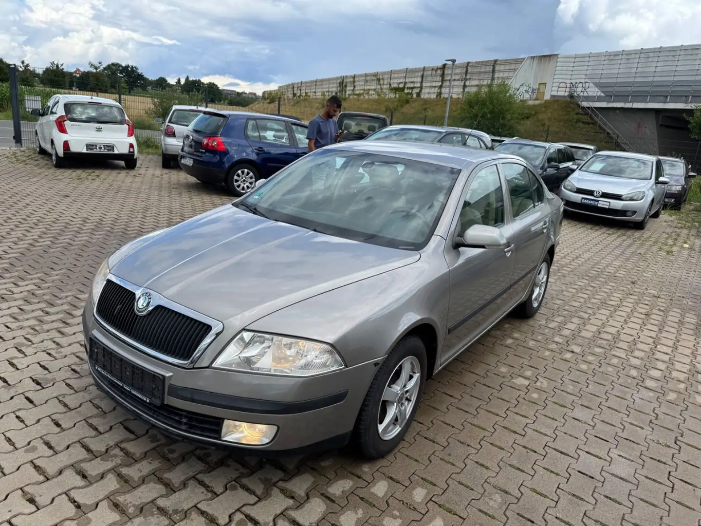 Skoda Octavia Lim. Elegance Automatik Klimatronic TDI Beige - 1