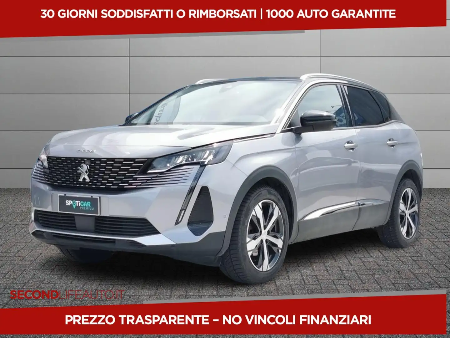Peugeot 3008 1.2 puretech t Allure Pack s&s 130cv Grigio - 1