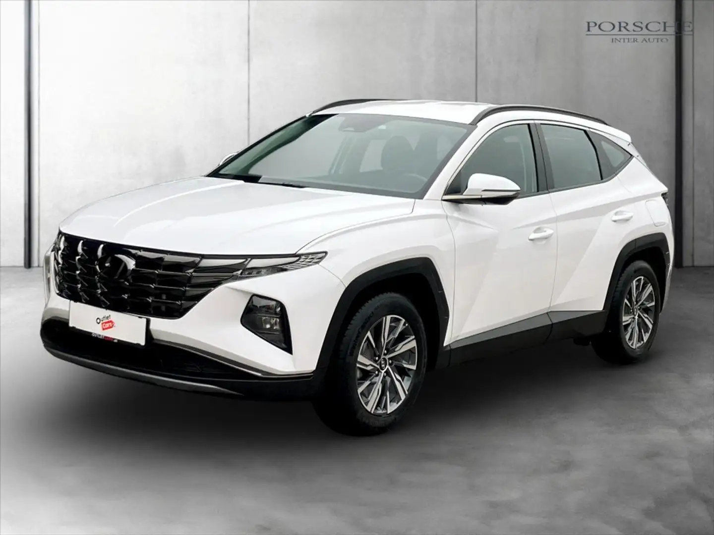 Hyundai TUCSON 1.6 T-GDI Line (OPF) Smart ASSIST+CARPLAY Weiß - 2