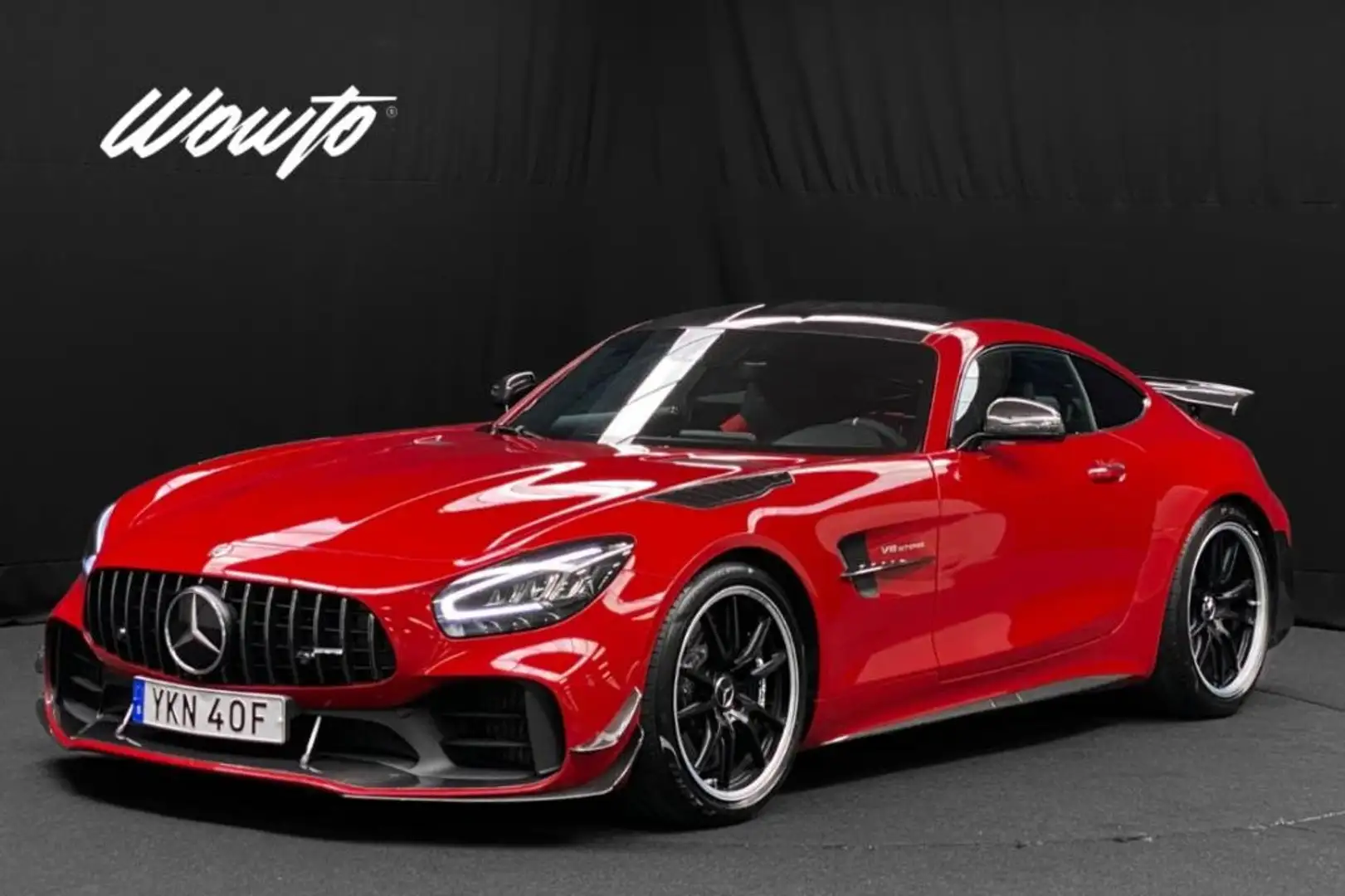 Mercedes-Benz AMG GT R 4.0 V8 Pro 585 ch - Prépa Renntech 760 ch Rojo - 1