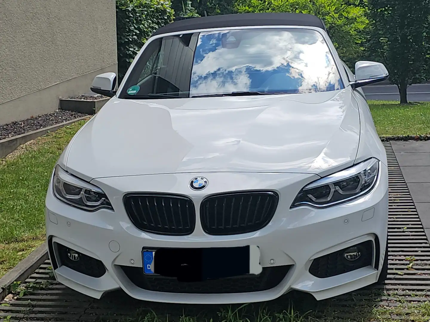 BMW 230 230i Cabrio Aut. M Sport Blanc - 1